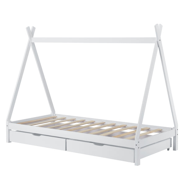 Kinderbett Maine 90x200 cm mit Schubladen [en.casa]