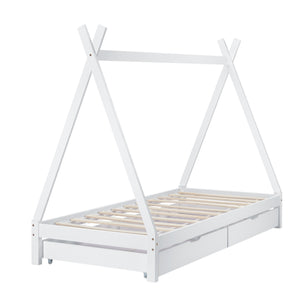 Kinderbett Maine 90x200 cm mit Schubladen [en.casa]