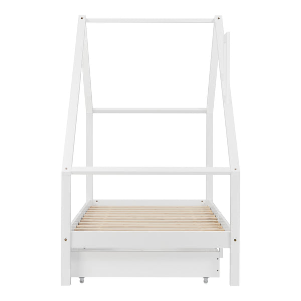 Kinderbett Assling mit 2 Schubkasten 90x200cm in versch. Farben [en.casa]