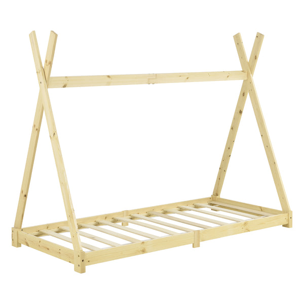 Kinderbett Höri 90x200 cm Tipi versch. Farben en.casa