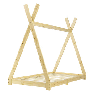 Kinderbett Höri 90x200 cm Tipi versch. Farben en.casa