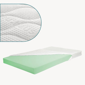 Bodenbett Tanna mit Matratze [en.casa]