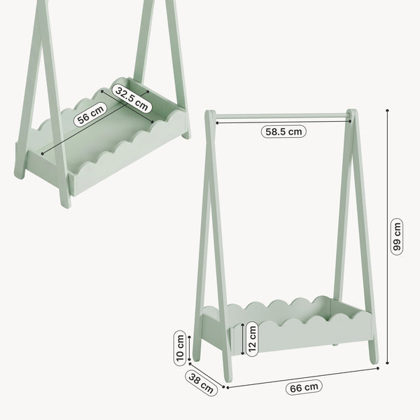 Kindergarderobe Vestnes 99x66x38 cm [en.casa]