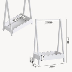 Kindergarderobe Vestnes 99x66x38 cm [en.casa]