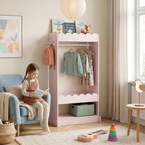 Kindergarderobe Vestnes mit Spiegel [en.casa]