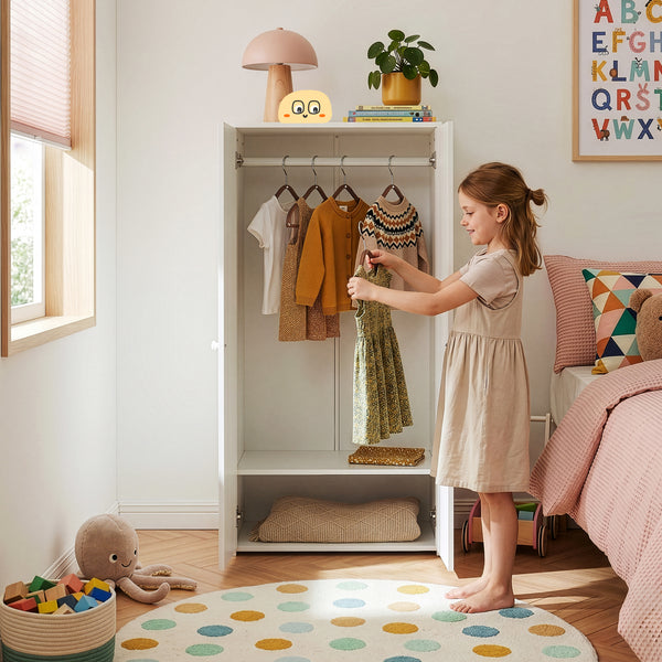 Kleiderschrank Beldinupp 123x60x40 cm [en.casa]