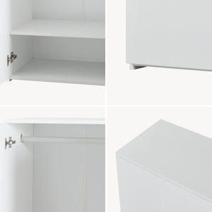 Kleiderschrank Beldinupp 123x60x40 cm [en.casa]