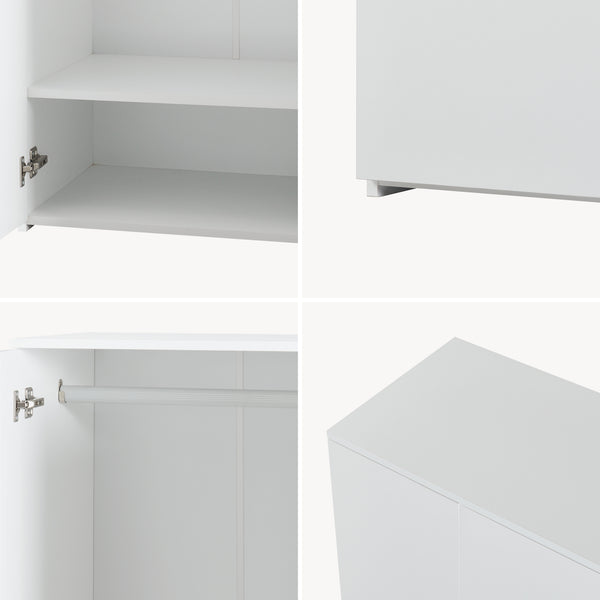 Kleiderschrank Beldinupp 123x60x40 cm [en.casa]