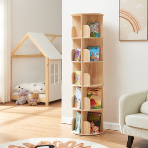 Drehbares Bücherregal Chasek [en.casa]