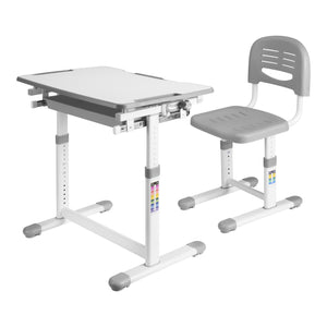 Kinderschreibtischset Sala 2-tlg. Kindertisch mit Stuhl [en.casa]