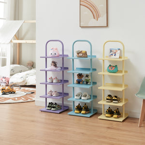 Kinderschuhregal Poytya Stahl 96x30x27 cm [en.casa]