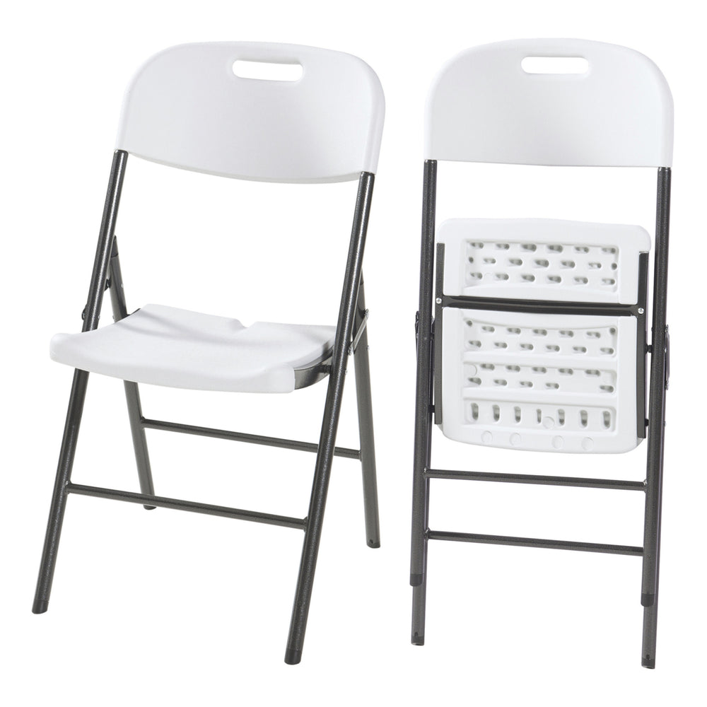 Klappstuhl Ljusnarsberg im Set Kunststoff [en.casa]