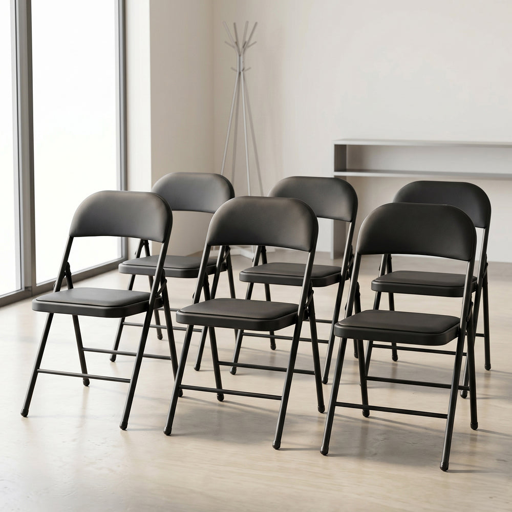 Konferenzstuhl Office 6er Set Kunstleder [pro.tec]