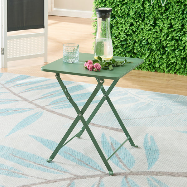 Klapptisch Vegårshei Stahl 45x40x40 cm [en.casa]