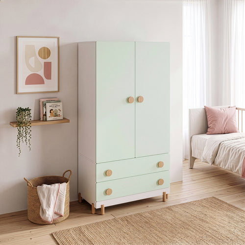 Kinderkleiderschrank Vaarentaa [en.casa]