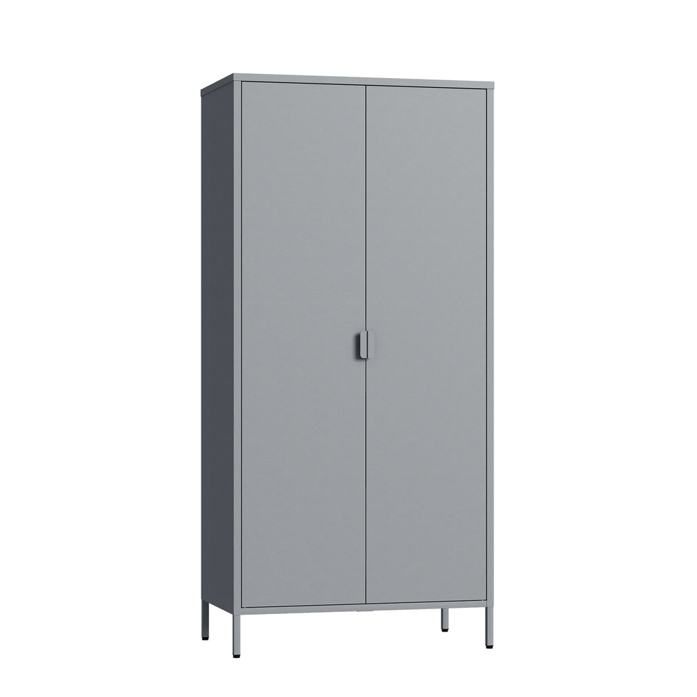 Kleiderschrank Esteli 170x80x45 cm Stahl [en.casa]
