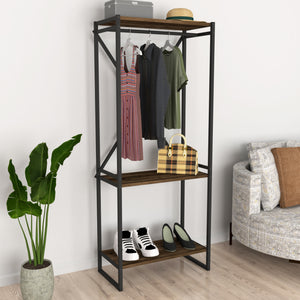 Garderobenständer Ulstein 160x66x34cm in versch. Farben [en.casa]