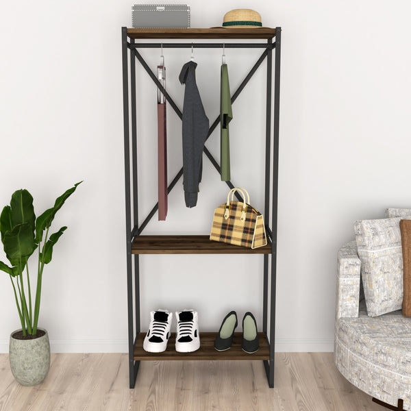 Garderobenständer Ulstein 160x66x34cm in versch. Farben [en.casa]