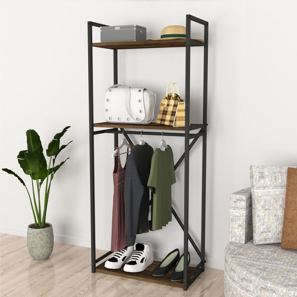 Garderobenständer Ulstein 160x66x34cm in versch. Farben [en.casa]