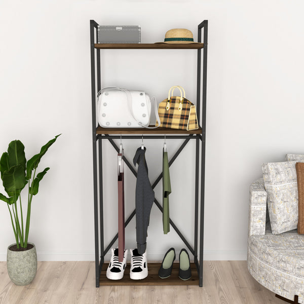 Garderobenständer Ulstein 160x66x34cm in versch. Farben [en.casa]