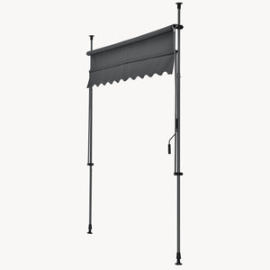 Klemmmarkise Stem Grau oder Sandfarben [pro.tec]