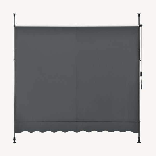 Klemmmarkise Stem Grau oder Sandfarben [pro.tec]