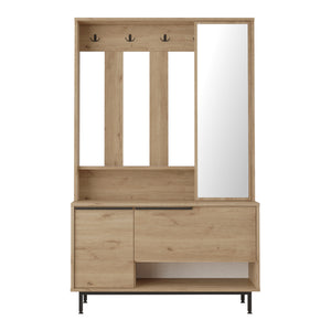 Kompaktgarderobe Vesanto 178x112x36 cm [en.casa]