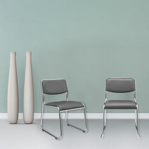 Konferenzstuhl 4er Set Kunstlederbezug in versch. Farben [pro.tec]