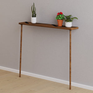 Konsolentisch Holmsland aus Holz 70x80x14 cm [en.casa]