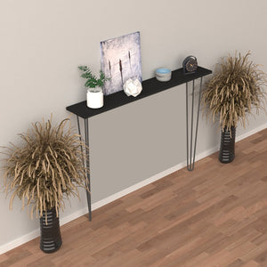 Konsolentisch Kokemäki Schwarz versch. Größen [en.casa]