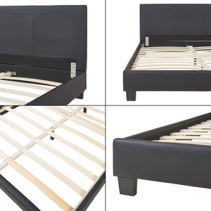 Kunstlederbett mit Matratze Kunstlederbezug Corium