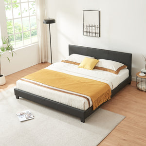 Kunstlederbett mit Matratze Kunstlederbezug Corium