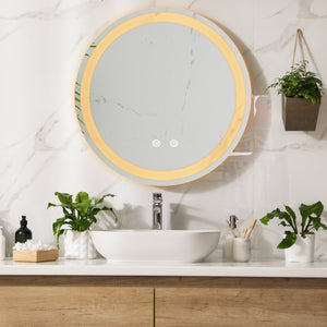 LED-Badspiegel Maratea Silber in versch. Größen [pro.tec]