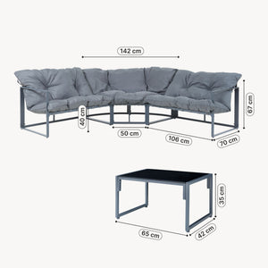 Loungeset Karg [casa.pro]