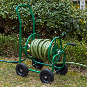 Metall Schlauchwagen für 3/4' Schlauch - bis zu 60m Schlauch - Schlauchtrommel Aufroller Gartenschlauch [pro.tec]