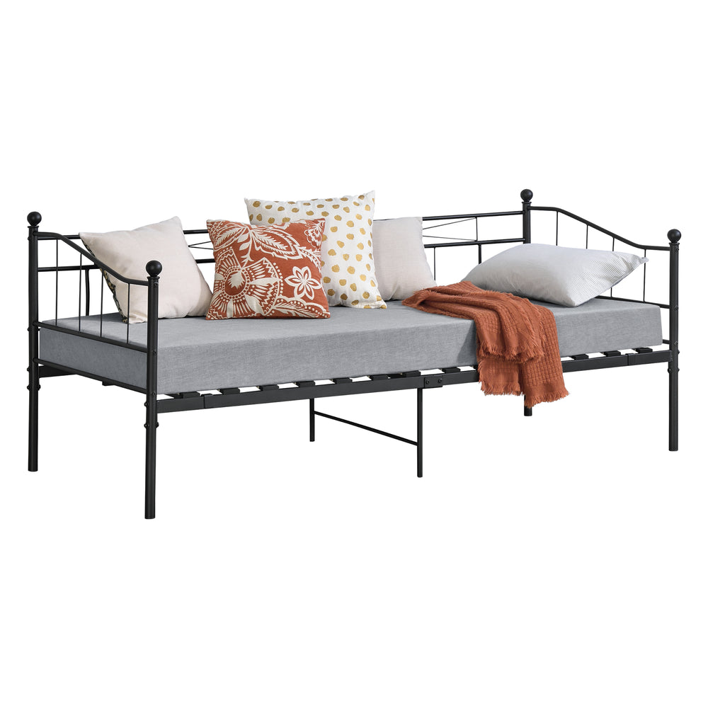 Metallbett Arjeplog 90x200 cm bis 150 kg versch. Farben en.casa - premiumXL