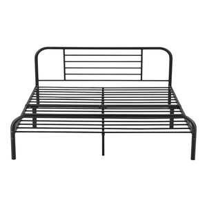 Metallbett Atammik in versch. Größen Schwarz en.casa