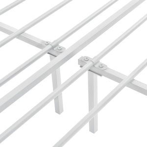 Metallbett Hanko in versch. Größen Weiß en.casa