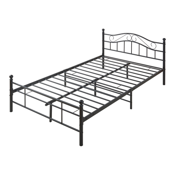 Metallbett Florenz 120x200 cm mit/ohne Kaltschaummatratze versch. Farben [en.casa]