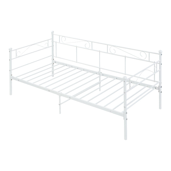 Metallbett Granada 90x200 cm Stahl [en.casa]