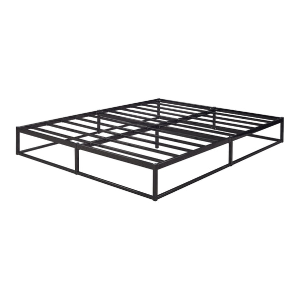Metallbett Trerunta Stahl Schwarz [en.casa]