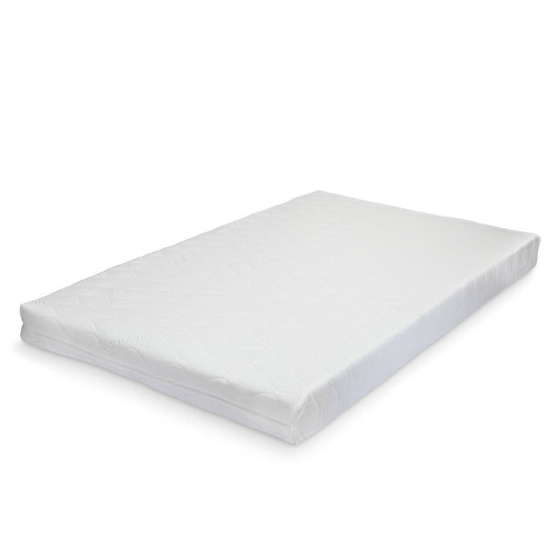 Metallbett Trerunta mit Matratze Stahl Schwarz [en.casa]