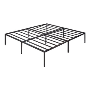 Metallbett Vårdö mit Matratze [en.casa]