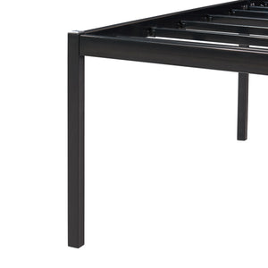 Metallbett Vårdö mit Matratze [en.casa]