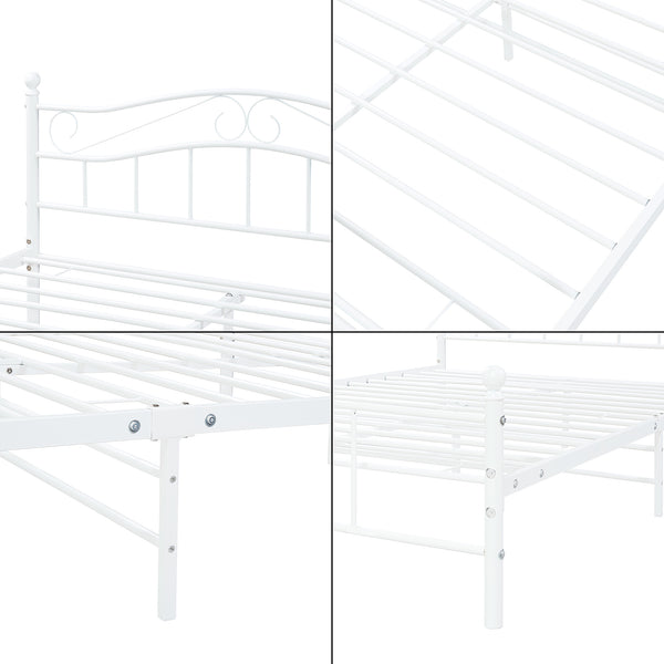 Metallbett Florenz mit Matratze [en.casa]