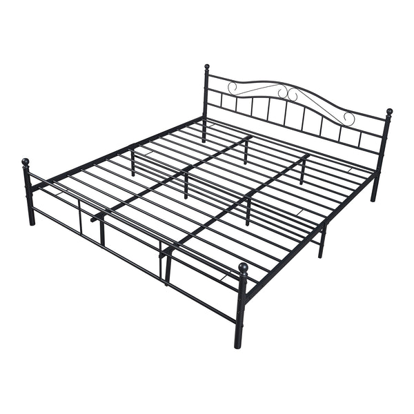 Metallbett Florenz mit Matratze [en.casa]