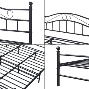 Metallbett Florenz mit Matratze [en.casa]