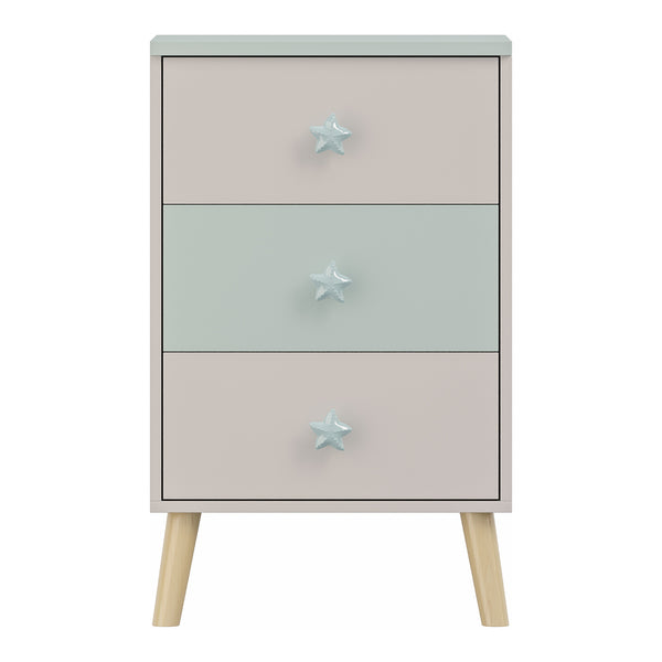 Kinderkommode Sandnes mit 3 Schubladen [en.casa]