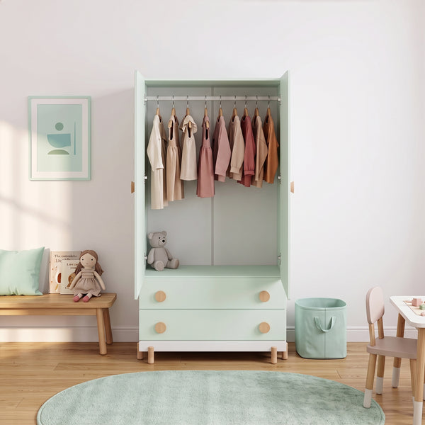 Kinderkleiderschrank Vaarentaa [en.casa]