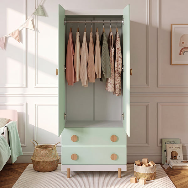 Kinderkleiderschrank Vaarentaa [en.casa]
